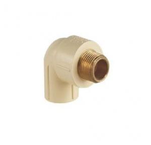 Ashirvad Flowguard Plus CPVC Brass Elbow Long 3/4x1/2 Inch, 2229102